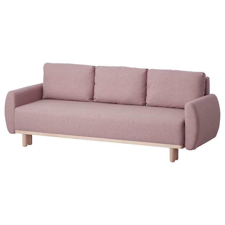 Диван-кровать Tulisia розового цвета