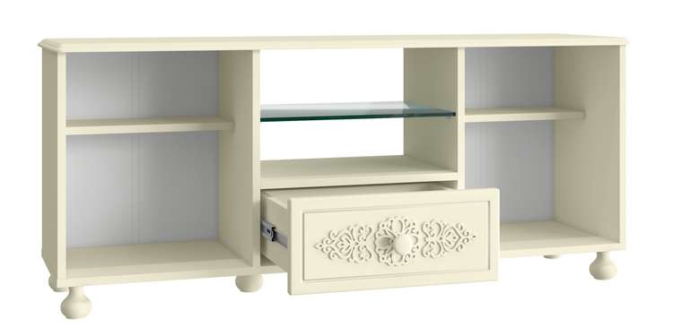 Тумба под телевизор Ассоль плюс АС-13 цвета ваниль