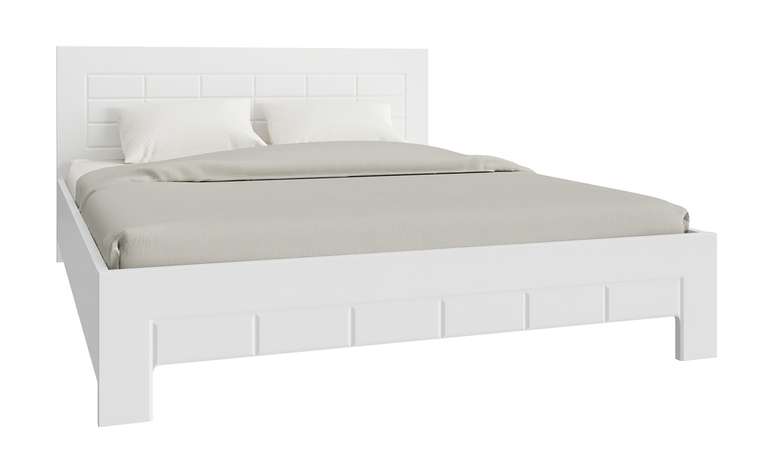 Кровать Изабель 160х200 белого цвета
