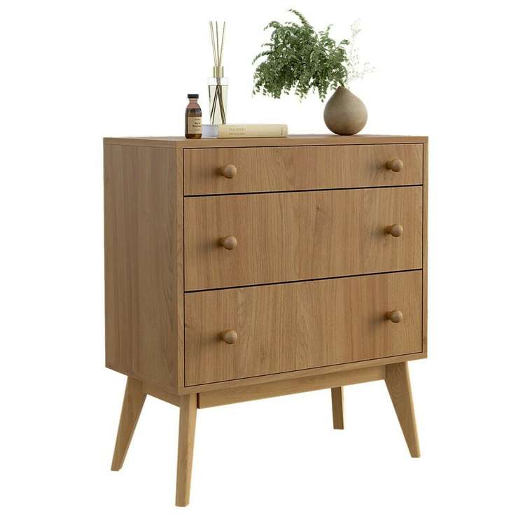 Комод Wood бежевого цвета