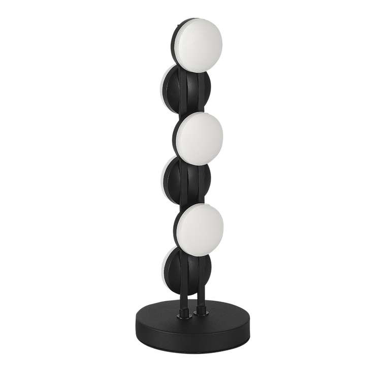 Прикроватная лампа ST-Luce черный/белый LED 1*12W 4000K MONRO