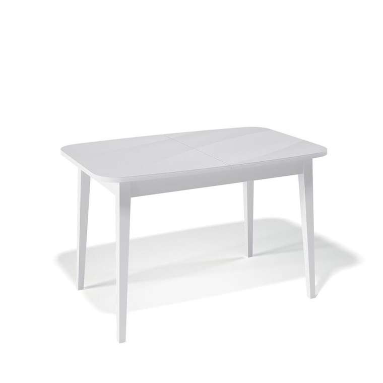 Раздвижной обеденный стол 1200М белого цвета