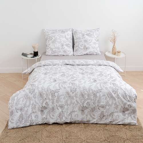 КПБ 'Традиция' 2,0 спальный, поплин, 100% хлопок, пл. 118 гр./кв.м., 'Цветочный узор'