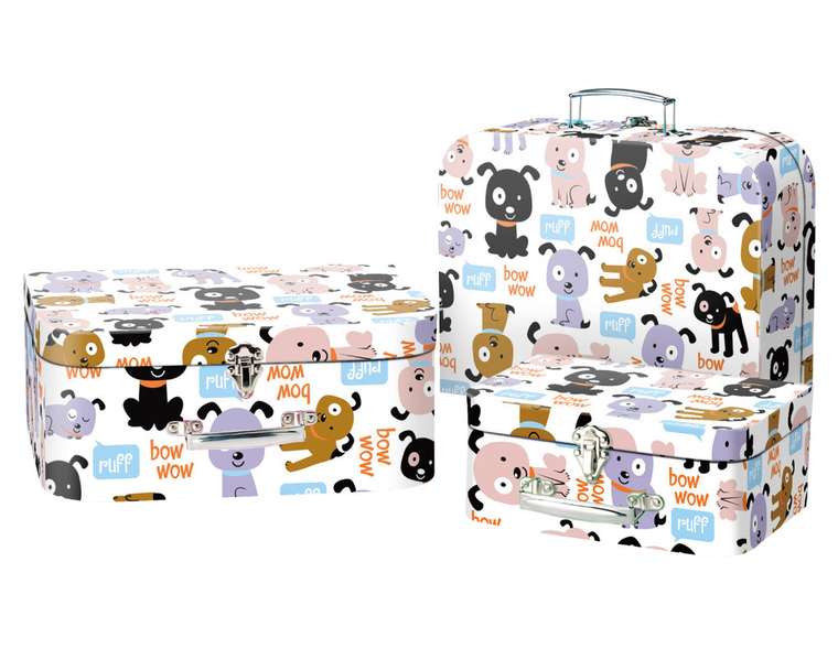 Набор из 3-х чемоданчиков для игрушек