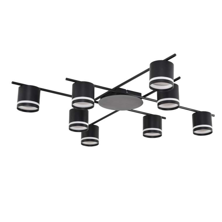 Потолочная люстра Lumion Berty 8362/8C черный, металл/акрил GX53 LED 8*7W 220V
