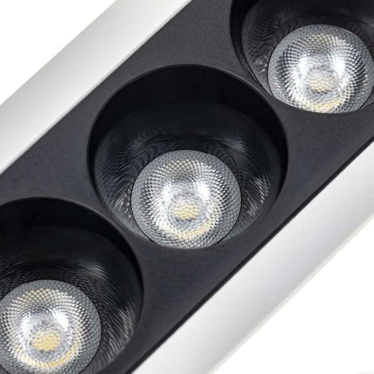 Встраиваемый светодиодный светильник Artin черно-белого цвета