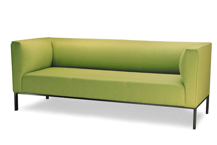 Прямой диван Эриче Комфорт зеленого цвета