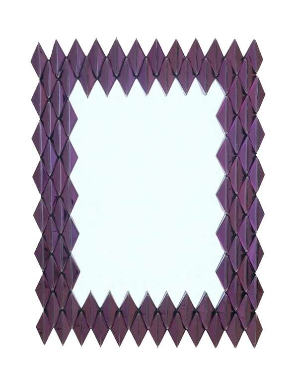 Зеркало Leron фиолетового цвета