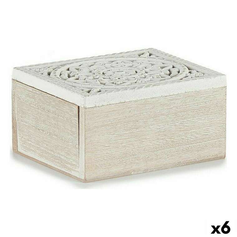 Набор шкатулок 16 x 8 x 11 cm Деревянный (6 штук)