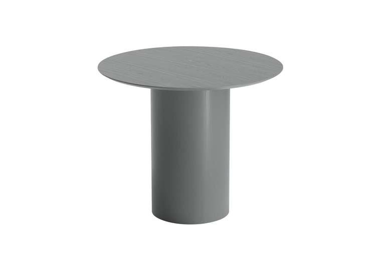 Стол обеденный Type D 90 серого цвета