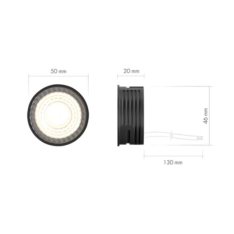 Светодиодный модуль Denkirs Slim LED 7W 4000К DK4000-7W-BK