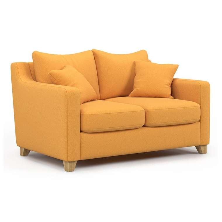 Двухместный диван Mendini MT желтого цвета