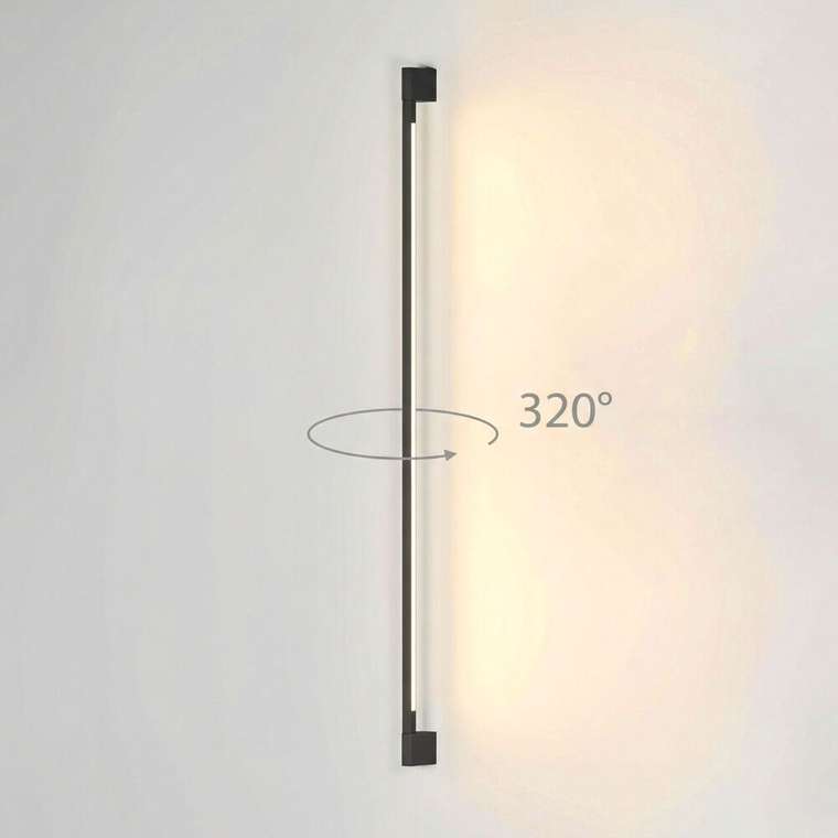 Уличный настенный поворотный светильник Argos 3000K черный 35121/D черный