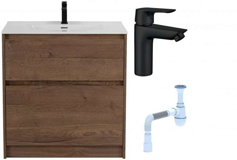 Комплект: Тумба с раковиной Kraft