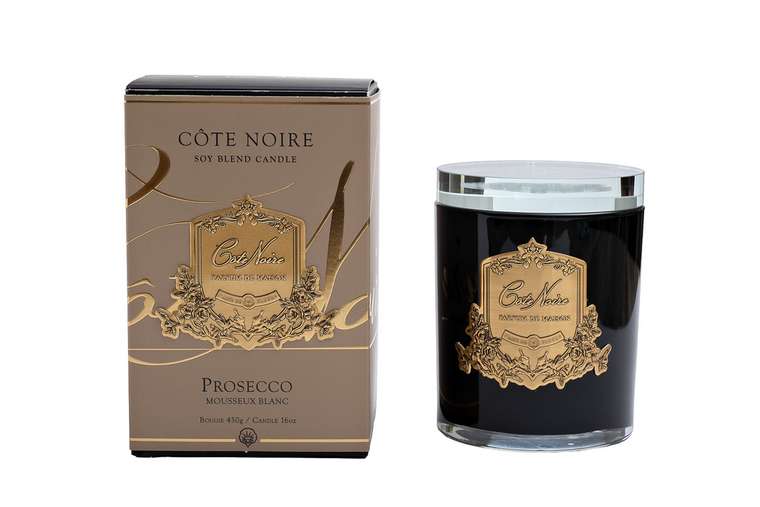 Свеча ароматическая Prosecco в стакане 