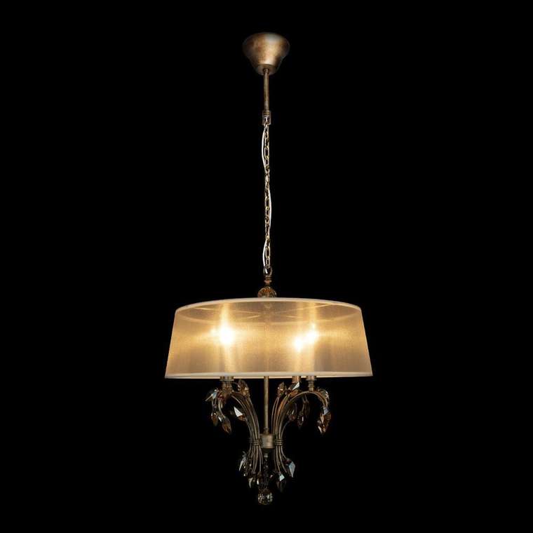 Подвесная люстра Hermitage 10305/B (ткань, цвет прозрачный)