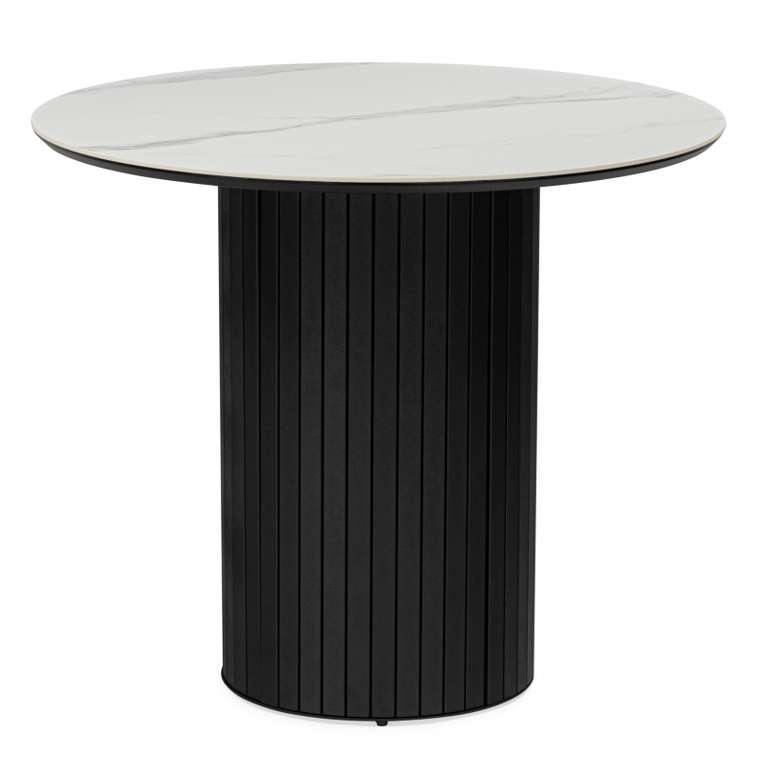 Обеденный стол Гравент 90х90 белого цвета