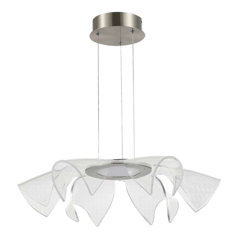 Светильник подвесной ST-Luce Никель/Прозрачный LED 1*20W 4000K FAIRY