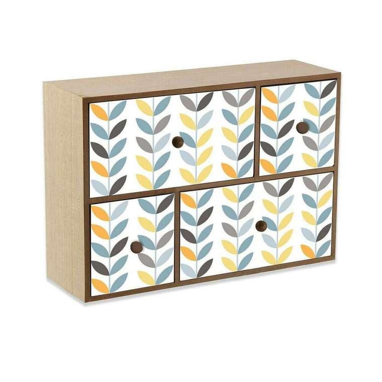 Шкатулка Erin 11 x 32 x 32 cm Деревянный MDF