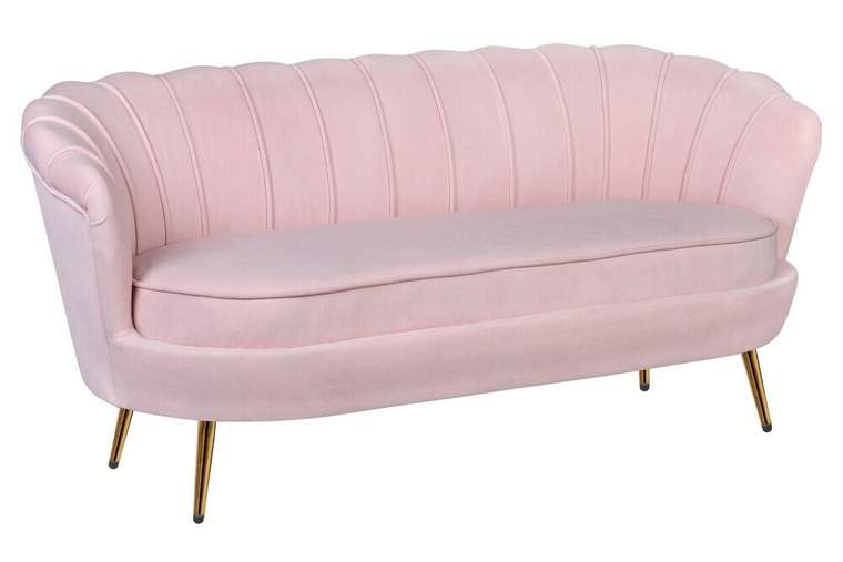 Диван Pearl Triple светло-розового цвета