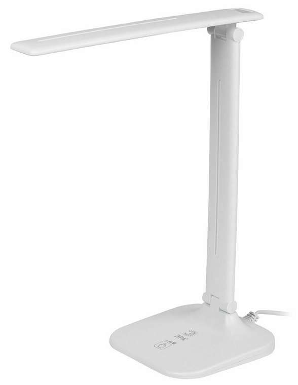Настольная лампа NLED-484 Б0059856 (пластик, цвет белый)