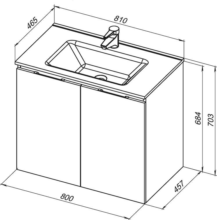 Тумба для комплекта Алвита