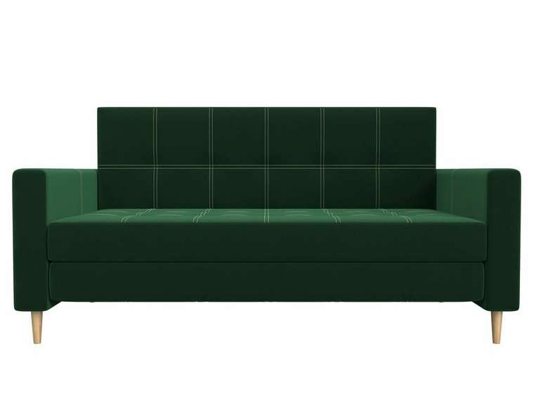 Диван-кровать Лига 038 темно-зеленого цвета