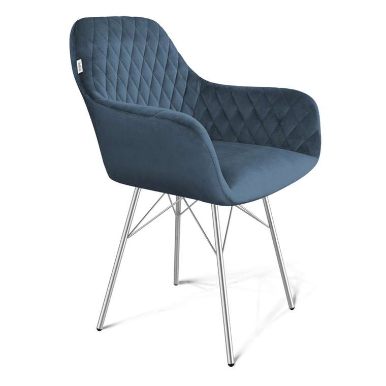 Обеденный стул Tejat синего цвета