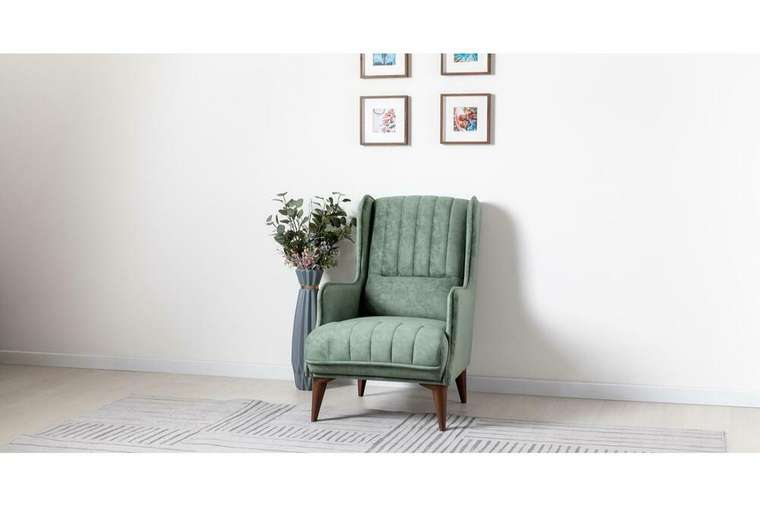 Кресло Болеро светло-зеленого цвета