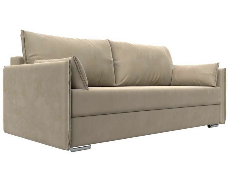 Прямой диван-кровать Сайгон бежевого цвета