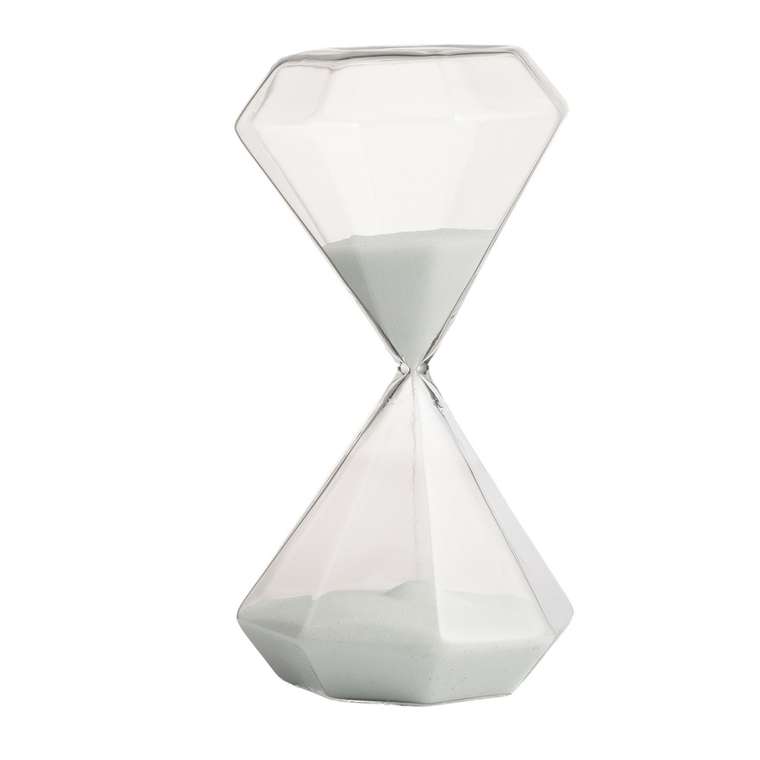 Песочные часы на 30 минут Белые