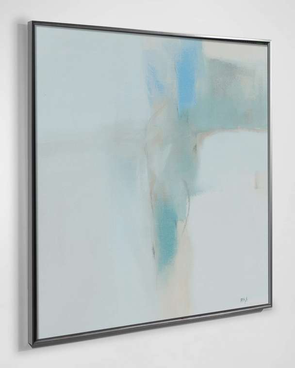 Картина Серенити 95х95 в серебряной раме