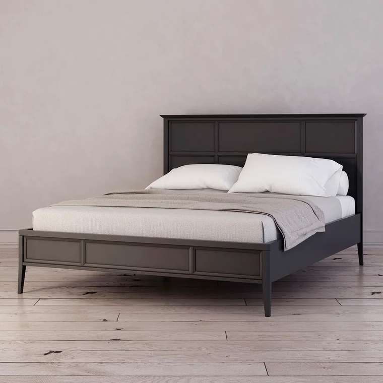 Кровать Ellington черного цвета 160х200