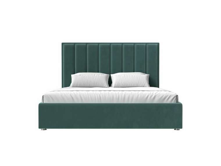 Кровать Афродита 180х200 бирюзового цвета с подъемным механизмом