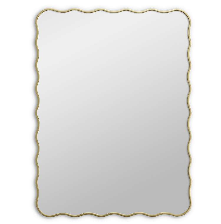 Настенное зеркало Fancy 60х80 золотого цвета