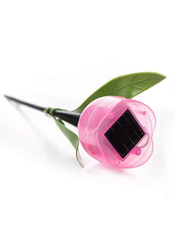 Светильник на солнечных батареях Promo USL-C-451/PT305 Pink Tulip (пластик, цвет розовый)