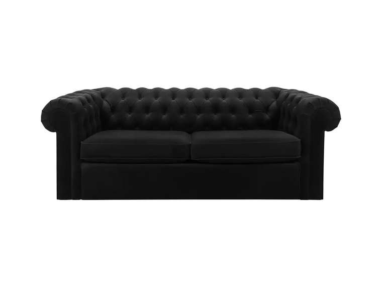 Диван Chesterfield черного цвета