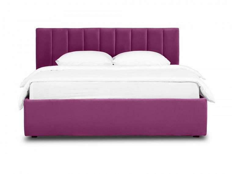 Кровать Queen Sofia 160х200 Lux пурпурного цвета с подъемным механизмом