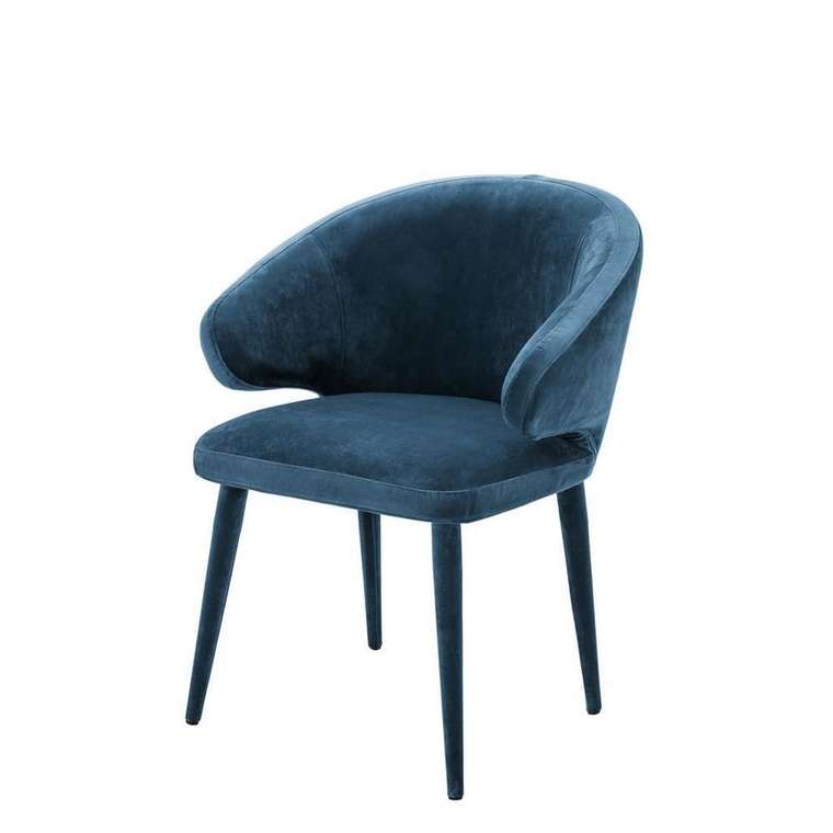 Обеденный стул Cardinale синего цвета