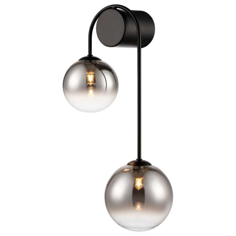 Бра 287-021-02 (стекло, цвет хром)