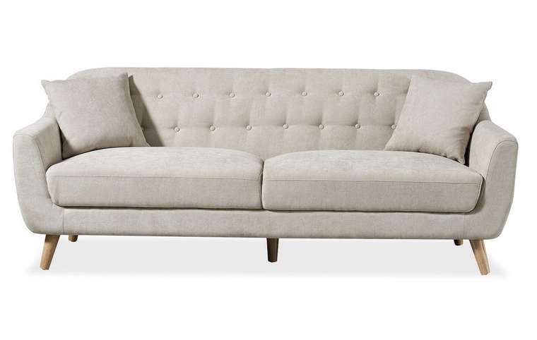 Прямой диван Stockholm M бежевого цвета