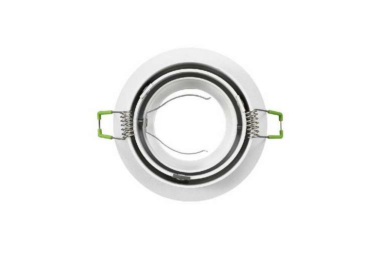 Встраиваемый светильник Rossari LTP-D012R-01GU10-W (алюминий, цвет белый)