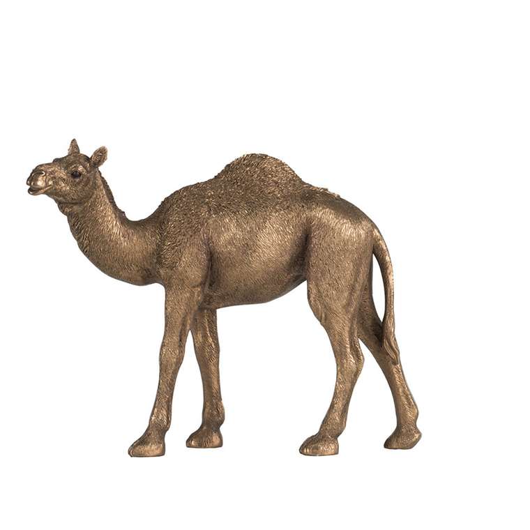 Фигурка Верблюд золотого цвета 