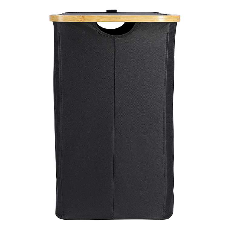Корзина для белья с двумя отделениями Neat Twin черного цвета