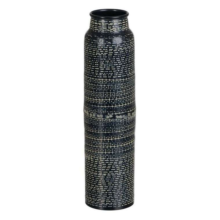 Ваза Чёрный Алюминий 9 x 9 x 35,5 cm