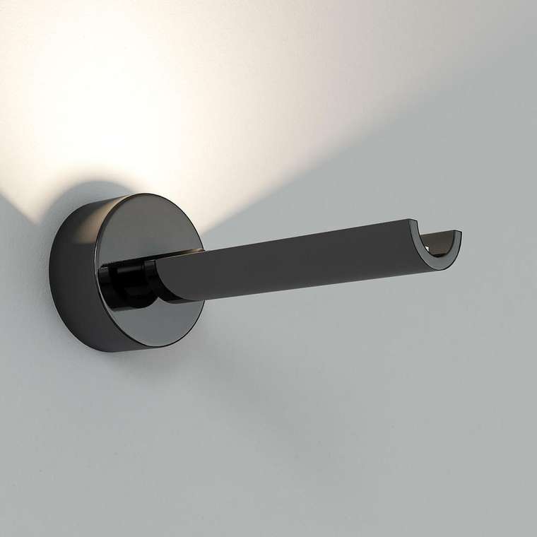 Настенный светодиодный светильник 20126/1 LED черный жемчуг Tint