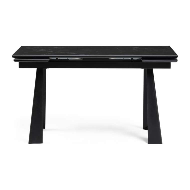 Раздвижной обеденный стол Бэйнбрук черного цвета