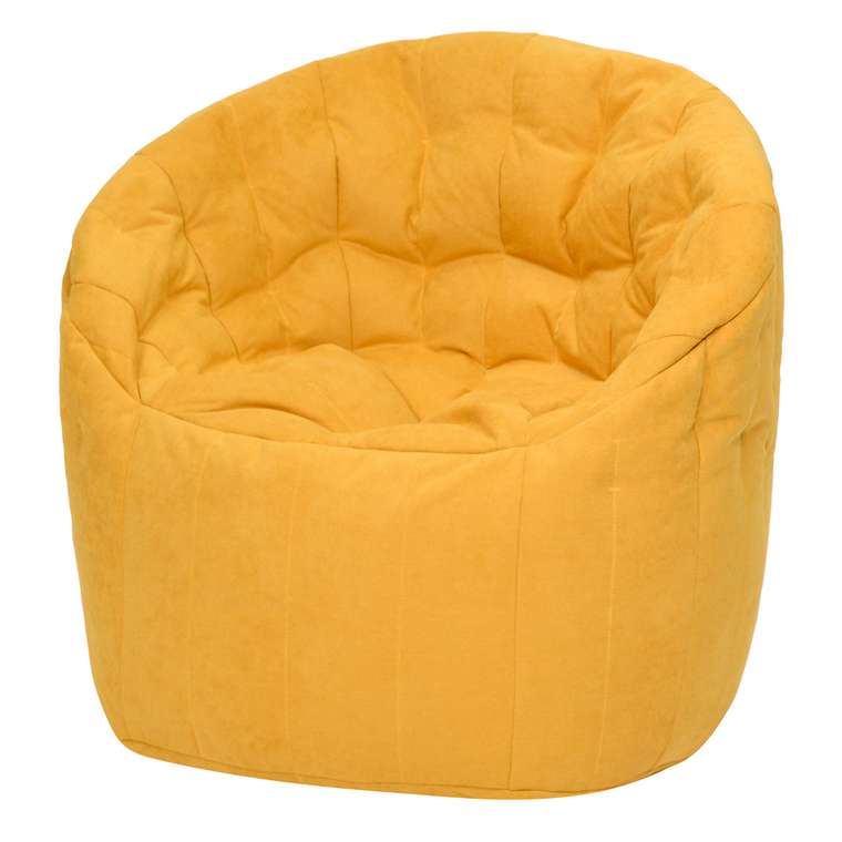Кресло-пенек Австралия желтого цвета