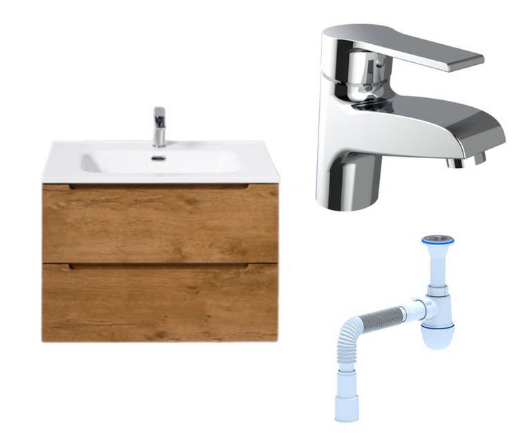 Комплект: Тумба с раковиной Etna