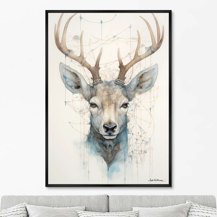 Репродукция картины Enchanted Deer, No 1, 2024г.
